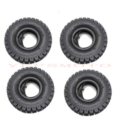 4pcs 3.00-4 Tires with Tube for Electric Scooter Mobility Trolley Go Kart 260x85