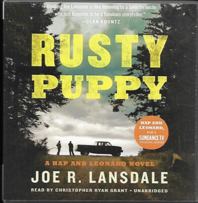 Audiobook - RUSTY PUPPY, by Joe R. Lansdale - suspense, Hap & Leonard, 6 CDs