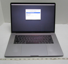 Apple MacBook Pro Silver A1990 15,1 2018 Laptop Computer DAMAGED DISPLAY AS IS