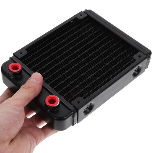 2 Pieces Wasserkühlung Kühler Grafikkarten-Kühlkörper Flüssiger CPU-Kühler - Photo 4/12