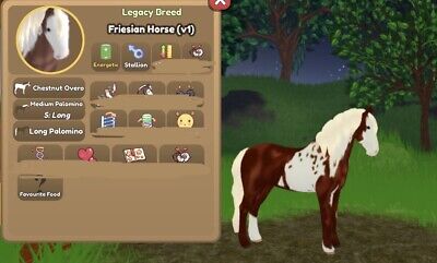 Roblox Wild Horse Islands 🐴 V1 Friesian 🤎 Chestnut Overo!