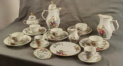 Rosenthal Sanssouci Service, Wunderschön handbemaltes Porzellan,  23 Teile  - Bild 1 von 4