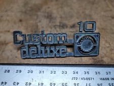 1981-1987 Chevrolet Truck Custom Deluxe 10 Front Fender Emblem 14026442 Oem