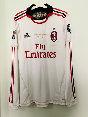 adidas AC MILAN 2010/11 away ACミラン PIRLO，AC MILAN 2010-11 AWAY SERIE A LS MATCH UN WORN FORMOTION