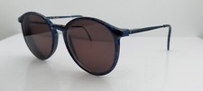 Vintage REM Odyssey Blue Marble Round Sunglasses Italy FRAMES ONLY