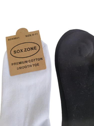 6 PAIRS Unisex Premium Cotton Ankle Sport Cushion Pad Socks size 6-11 - Foto 5 di 11