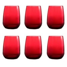 FEELING SET 6 BICCHIERI ACQUA 41 CL IN VETRO COLORATO - ICE