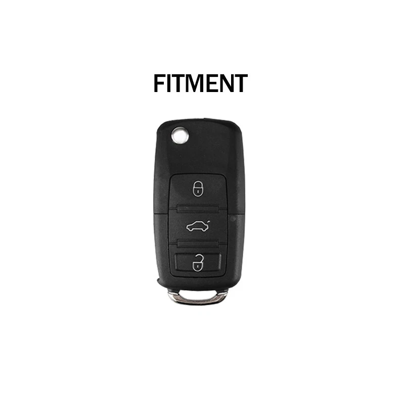 Zinc Alloy Car Remote Key Fob Cover Case Holder For VW Volkswagen GTi Golf Jetta Foto 2 de 4