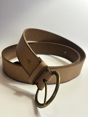 Frye Brown Leather Belt Womens L Brown 25mm Belt | The Frye Company main image 3