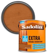 Sadolin Extra Durable Woodstain Exterior Softwood Hardwood Wood stain 1L Colours