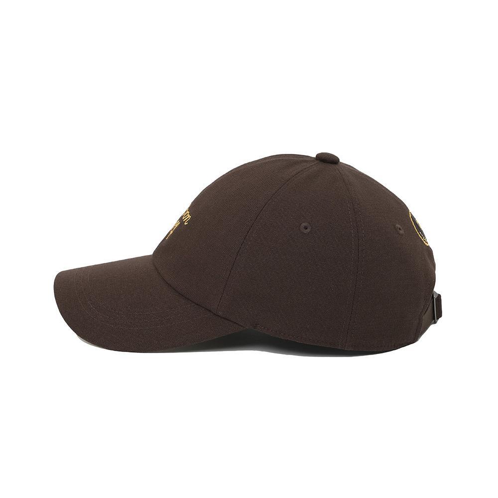 Genuine Malbon Golf Malbon Small Logo Basic Ball Cap BROWN | eBay