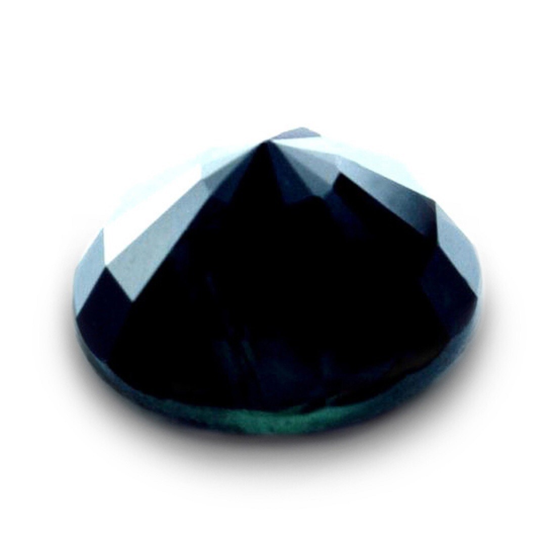 RARE ! SAPHIR VERT DE MADAGASCAR : 5.5 mm x 4.7 mm ★★ p390