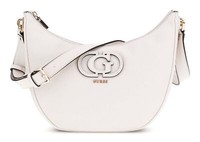 Guess Calebra Hobo Shoulder Bag Schultertasche Tasche Creme White Creme Neu