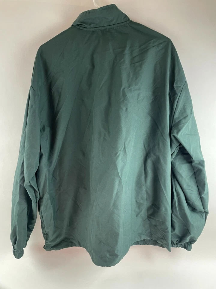 North End Jacket Men's Size XL Green 1/3 Zip Up Pullover Windbreaker Mock Neck - Image 2 of 4