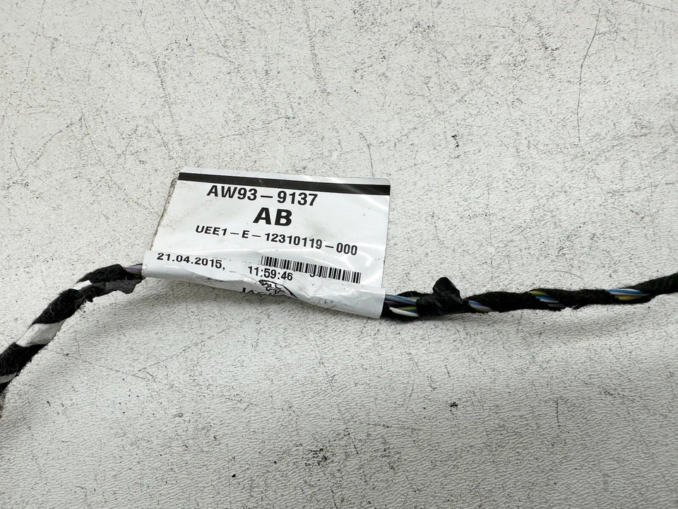 2010-2015 JAGUAR XJ XJL DIANTEIRO DIREITO PASSAGEIRO PAINEL LATERAL FIO CHICOTE DE FIOS FABRICANTE DE EQUIPAMENTO ORIGINAL - Imagem 2 de 4