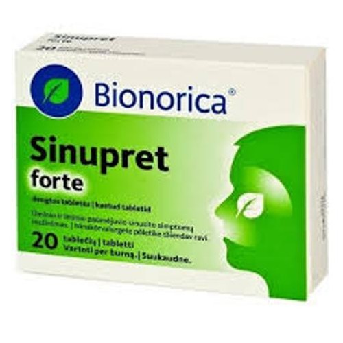 Sinupret Forte Bionorica SINUS Congestation,Original- Made in Germany 20 tab