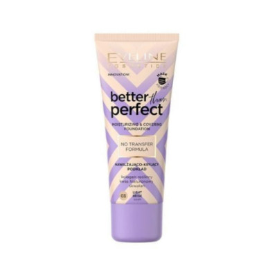 Eveline Better than Perfect feuchtigkeitsspendende & abdeckende Foundation - 03 L beige 30ml