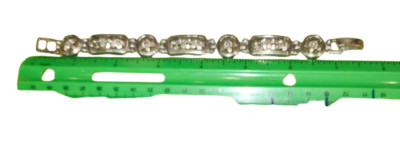 JT1 Brighton Silver Plated Floral Daisy Link Bracelet 7''-8''