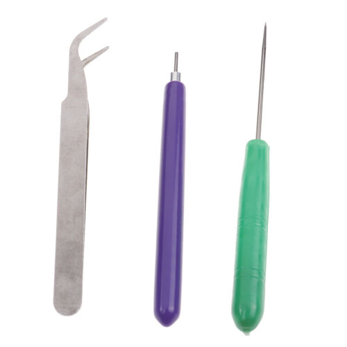 3Pcs paper DIY set quilling paper tools tweezer needle pins slotted pen t TDP-lk - Bild 3 von 10