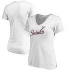 Women's White Southern Illinois Salukis Dora T-Shirt