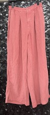 Aerie Wide Leg Lyocell Flowy Soft Trouser Pant Women s Size Medium Pockets