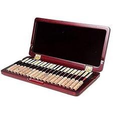 Oboe Reed Case for 20pcs Reeds Maple Wooden Red Color