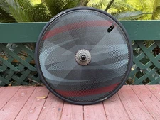 REAR Zipp Super-9 Carbon Clincher Rim Brake Wheel Shimano 11 Speed Low Miles!