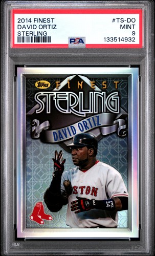 2014 FINEST STERLING #TS-DO DAVID ORTIZ PSA 9