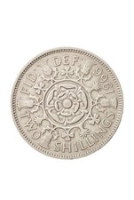 Pièce Britannique 1965 Reine Elizabeth II Florin 2 Shillings Lot de Monnaies