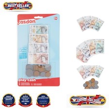 Hand-Powered Play Money Set - 120 Pieces for Creative Shopping Adventures