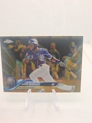 MANNY MARGOT 2018 Topps Chrome GOLD WAVE  NO. 62  /50