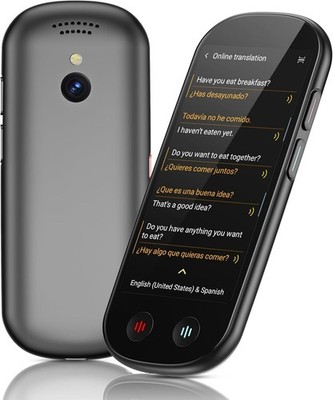 Sprachübersetzergerät kein WLAN erforderlich, verbesserter ChatGPT AI-Übersetzer, 150+