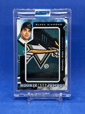 Michael Misa 2025-26 UD Black Diamond #RTL-MM Jumbo Logo Patch San Jose Sharks