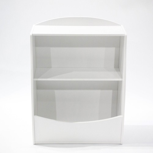 Wooden 2-Tier Kids Bookshelf Books Toys Storage Organizer for Boys Girls Room - Picture 5 of 19