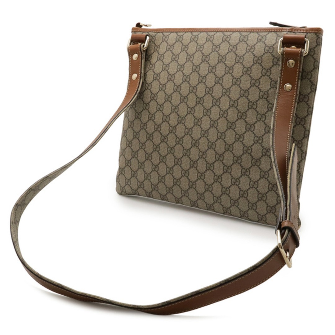 GUCCI GG Supreme Sherry Shoulder Bag PVC Leather Crossbody Used thumbnail 2
