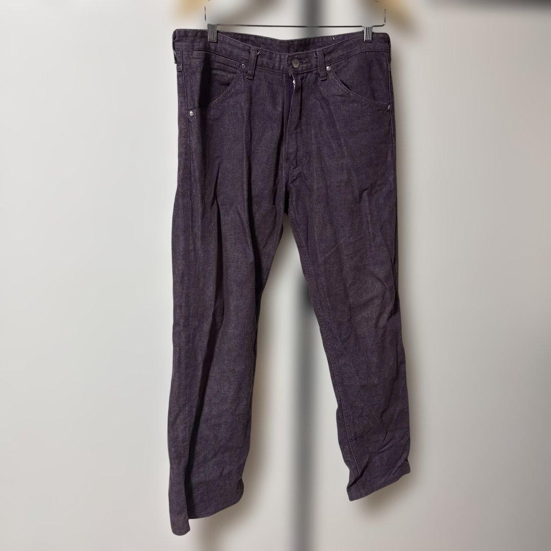 A BATHING APE Denim Pants Jeans Purple Size L BA0226138 thumbnail 3