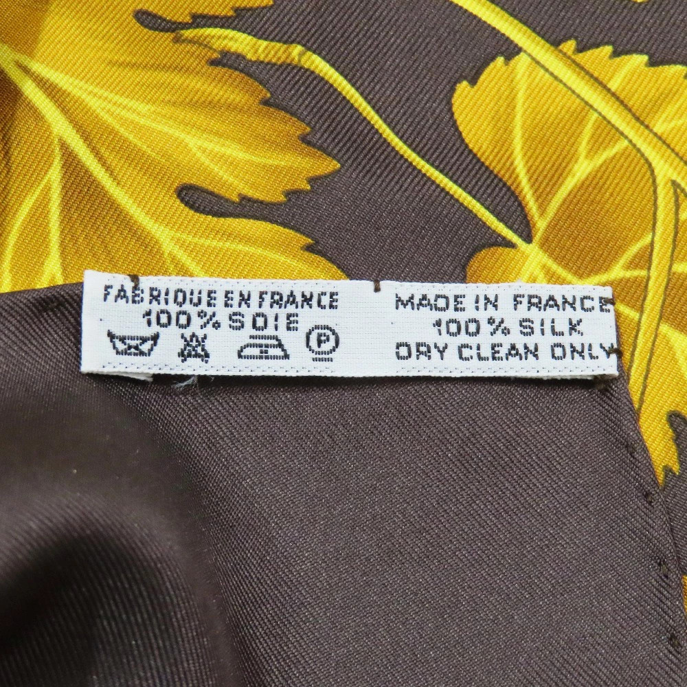 Hermes L Arbre de Soie Silk tree Mulberry and silkworm 100% silk Carre 90 r0_020 thumbnail 7