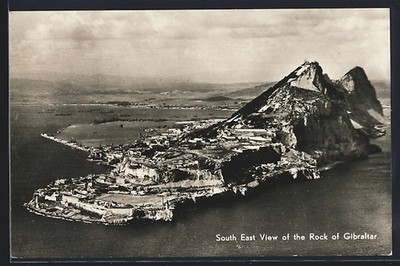 Ansichtskarte Gibraltar, South East View of the Rock 