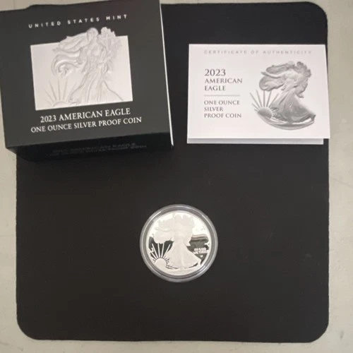 2023-W American Silver Eagle Proof 1 oz .999 Silver w/ Box & COA US Mint