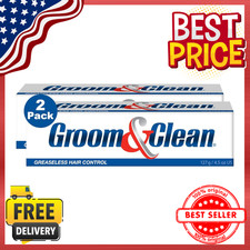 Groom Clean Greaseless Hair Control Gel For Man, 1,2,3-PACK 4.5 oz each