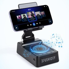 Gifts for Men Women, 4 in 1 Christmas Cell Phone Stand with Bluetooth Speaker...