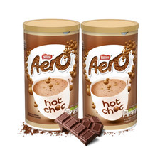 Image of 2x Nestle Aero Instant Hot Chocolate Powder 288g Low Fat, Vegetarian Drink Mix