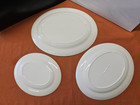 3 Vintage Homer Laughlin Cavalier Eggshell "Cottonwood" Pattern Dinner Platters — photo 2
