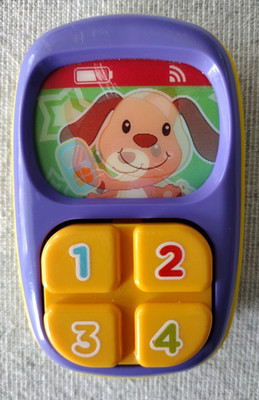 VTech Stroll Discover Walker REPLACEMENT Phone Yellow Purple Lenticular Dog Cat