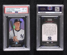 2015 Bowman Chrome Prospect Profiles Mini Refractor Aaron Judge #PP-21 PSA 8