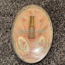 St. Michael Swiss Handkerchief Set Embroidered Flowers Pillow Atomizer Spray