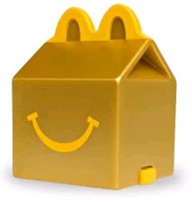 Lil Mcdonalds Gold Happy Meal Toy 2025 Brand NEW 
