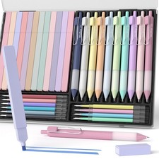 Nicpro 33PCS Aesthetic Highlighter and Gel Pen 5 Count Pack of 4 , Pastel