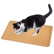 NEW  New Double Layer Rice Shaped Cat Litter Pad