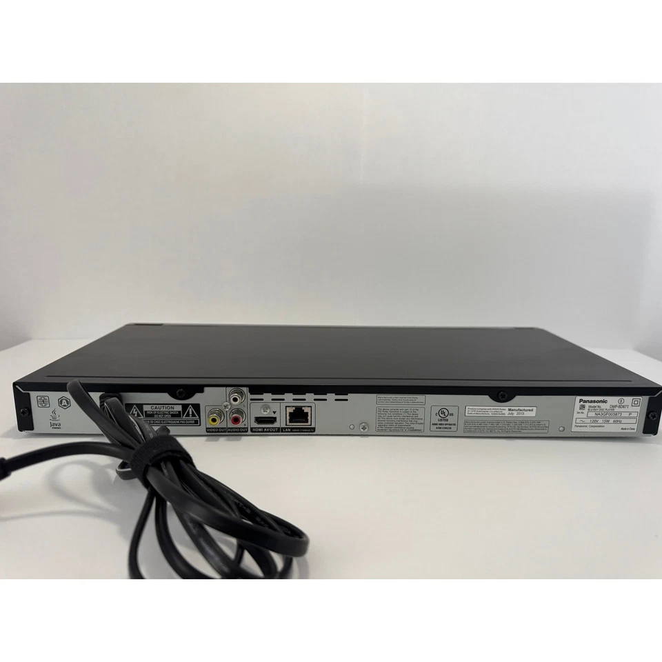 Reproductor de discos Blu-ray Panasonic DMP-BD871 HDMI USB LAN Ethernet negro - sin control remoto Foto 4 de 4